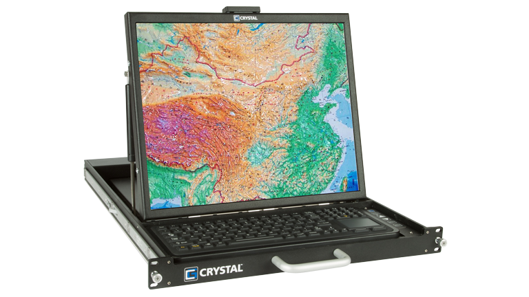 RD1119 Rugged 1U 19” Display / Monitor by Crystal Group