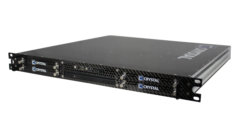 RS112PS18M Rugged 1U Carbon Fiber Server, front right view